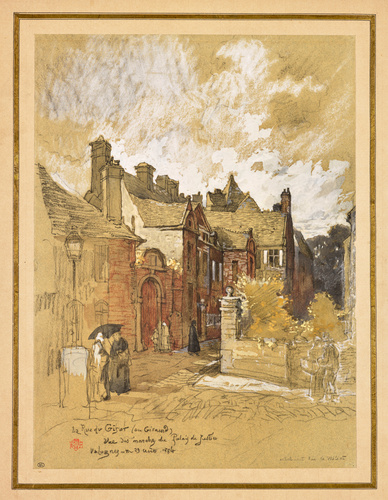La rue de Gisors à Valognes