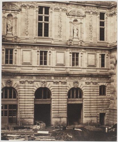 Édouard Baldus – Abside Cathédrale Amiens – Tirage Papier Salé Original – Circa 1855