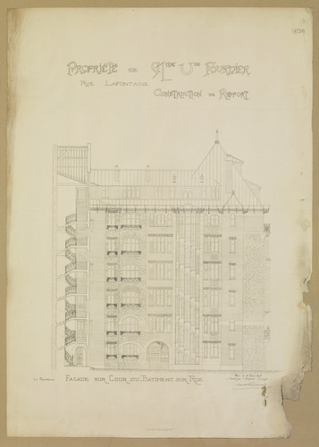 Hector Guimard - Paris 16e, 16, rue La Fontaine, Castel Béranger, propriété de M...