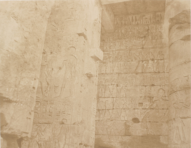 John Beasley Greene - Médinet-Habou, Temple funéraire de Ramsès III, paroi gauch...