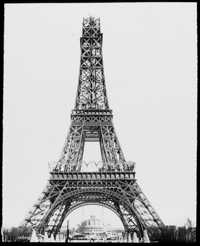 Anonyme - La Tour Eiffel au 26 décembre 1888