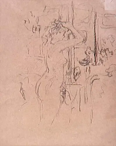Edouard Vuillard - Femme nue à sa toilette