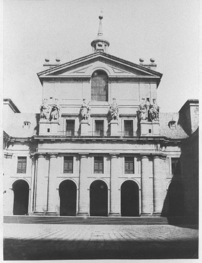 Louis de Clercq - Escurial - Façade de l'église - Cour intérieure du couvent