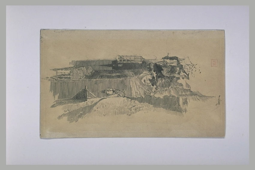 Homme, tenant des épées, marchant la nuit dans une ruelle - Daniel ...