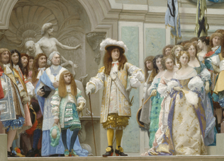 Jean-Léon Gérôme - Réception du Grand Condé par Louis XIV (Versailles, 1674)