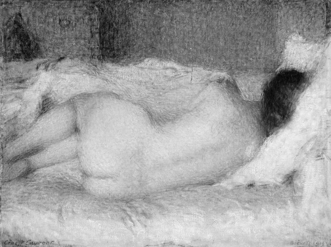Ernest Laurent - Femme nue couchée