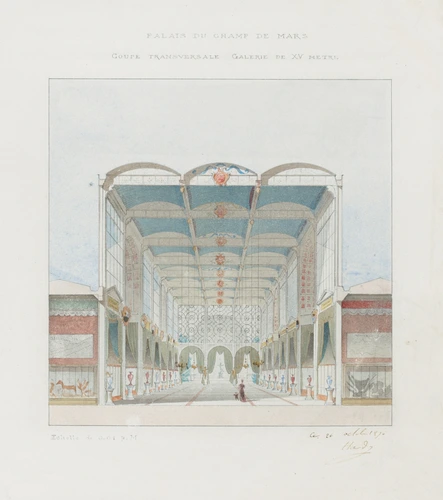 Léopold Amédée Hardy - Exposition universelle de 1878, palais du Champ de Mars, ...