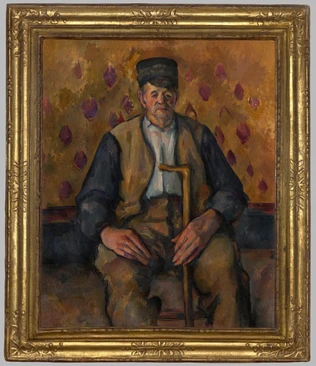 Paul Cézanne - Paysan assis