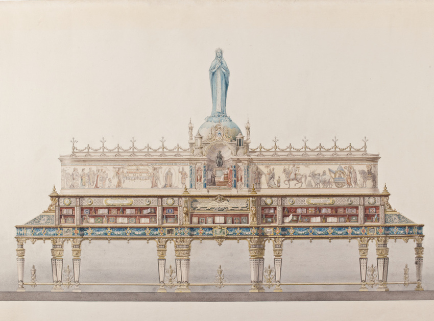 Emile Reiber - Bibliothèque monumentale pour le Vatican