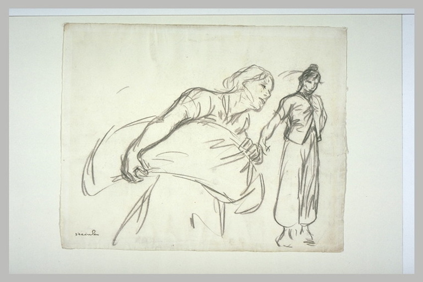 Théophile Alexandre Steinlen - Le retour du lavoir