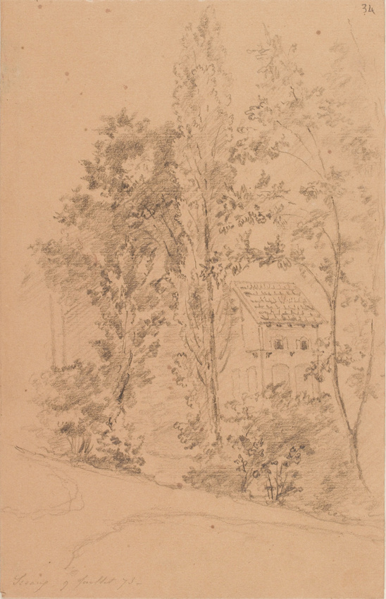 Louis Boitte - Un pavillon dans un jardin à Sceaux