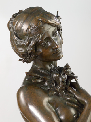 Alphonse Mucha - Femme aux lys