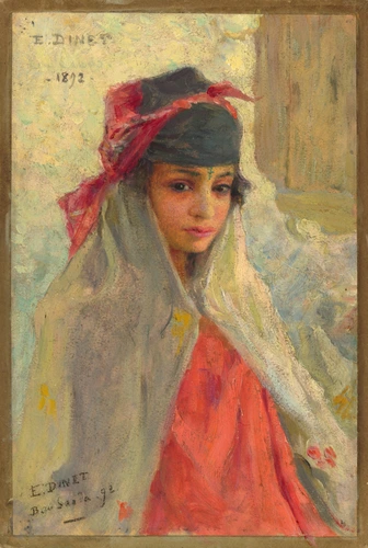 Etienne Dinet - Jeune fille de Bou-Saâda