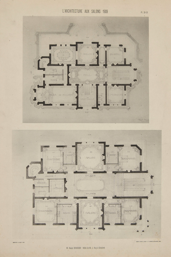 Raoul Brandon - Hôtel de M. J.J. Hug à Gésireh (Egypte)