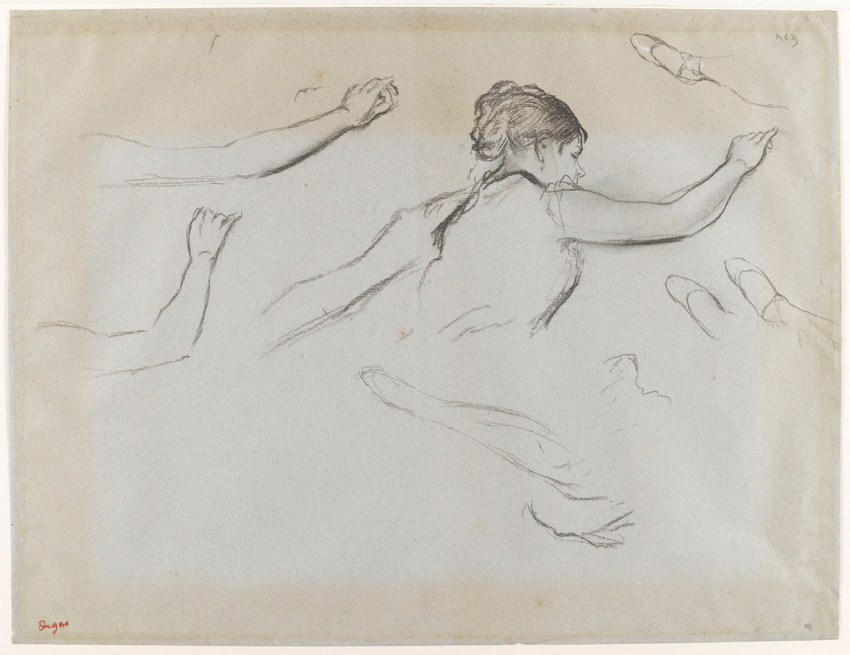 Edgar Degas - Etudes pour une danseuse