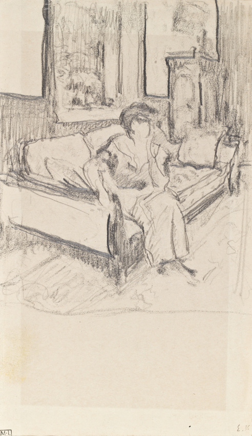Edouard Vuillard - Etude pour le portrait de Madame Georges Bernheim