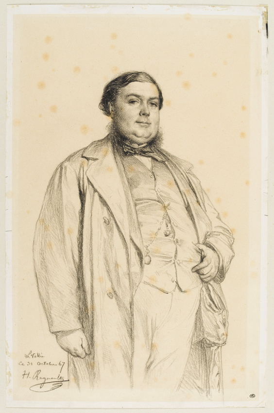Henri Regnault - Portrait de M. Albert Huet, député de Saône-et-Loire, beau-frèr...