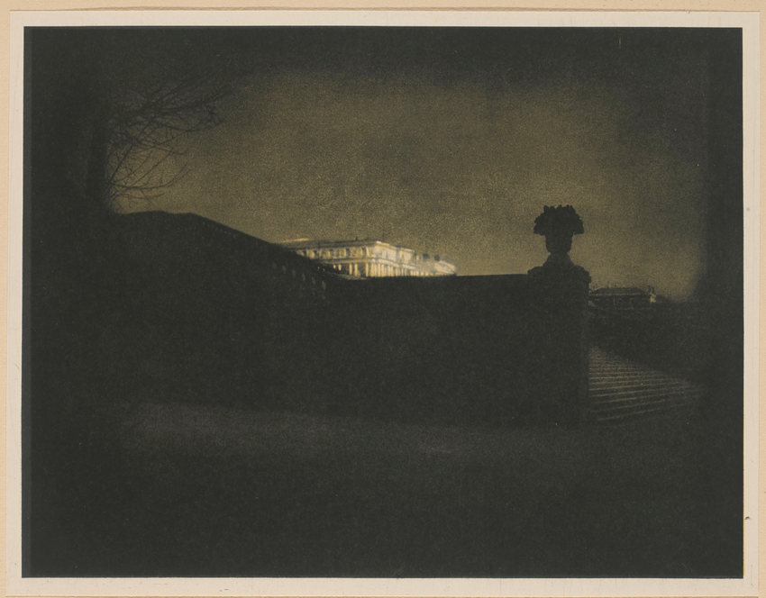 Nocturne - Orangerie Staircase, Versailles - Edward Steichen