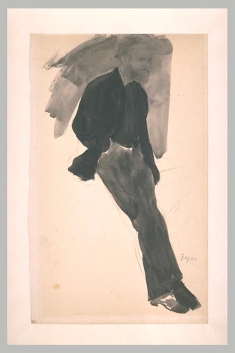Edgar Degas - Portrait d'Edouard Manet debout