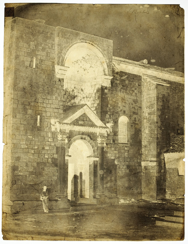 Édouard Baldus - Saint-Restitut (Drôme) - Portail sud, église Saint-Restitut