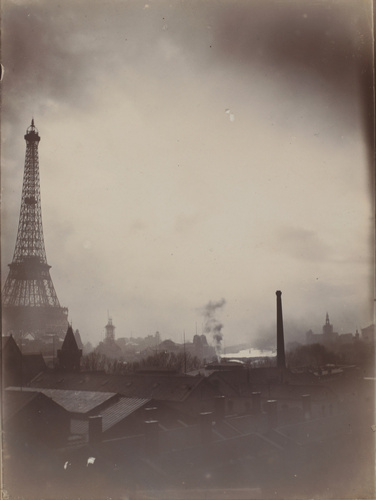 Gabriel Loppé - La Tour Eiffel dans le soleil couchant