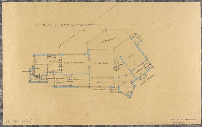 Marcel Guilleminault - Second projet pour la propriété de Mr Bouilliant, au golf...