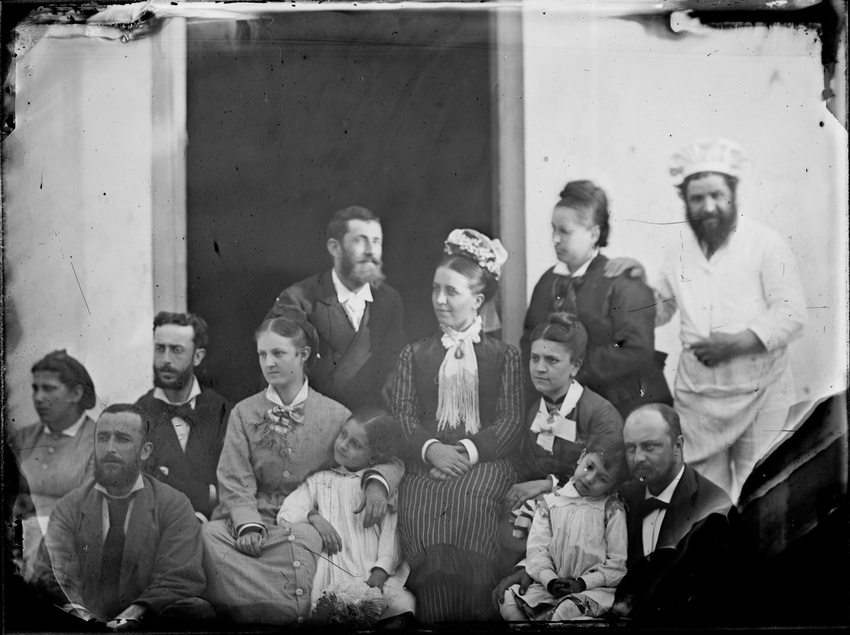 Henry Sauvaire - Portrait de groupe, Henri Sauvaire et sa famille