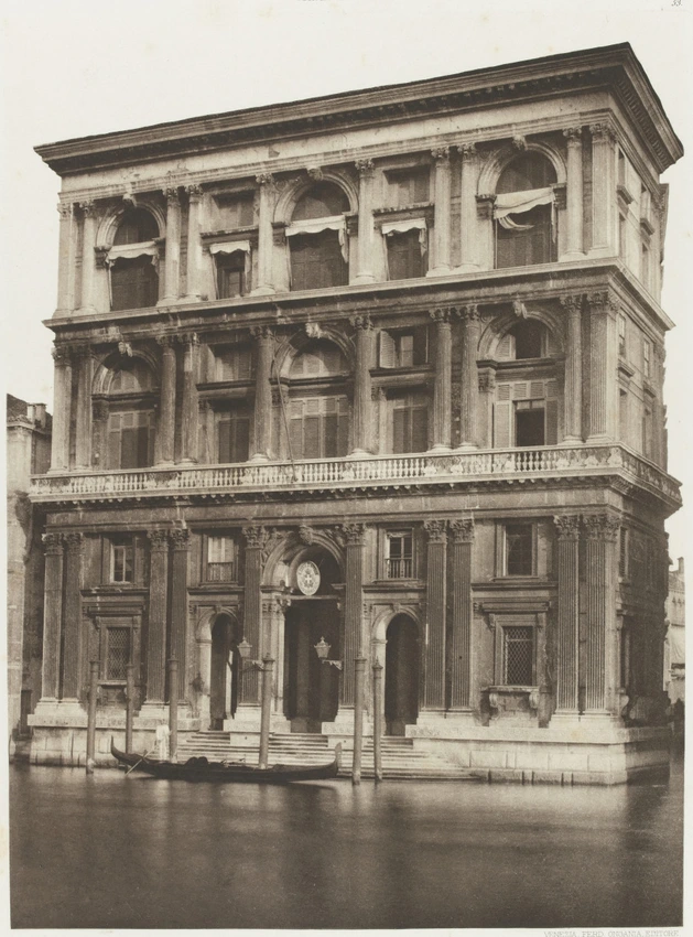 Ferdinando Ongania - Palazzo Grimani sul canal Grande