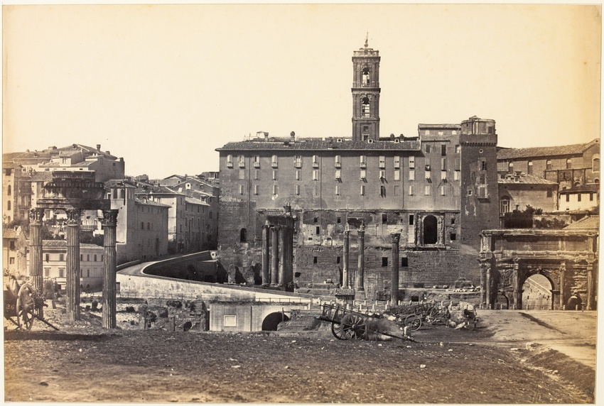 James Anderson - Rome, le Forum vers le Capitole