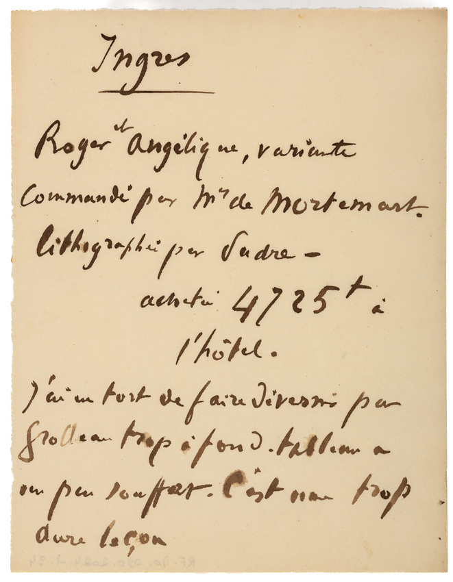 Rodger Trait Note ayant trait à l’œuvre