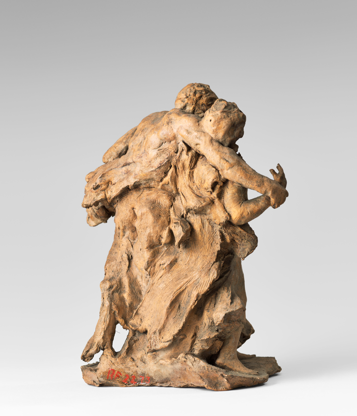 Satyre poursuivant une nymphe - Jean Antoine Injalbert