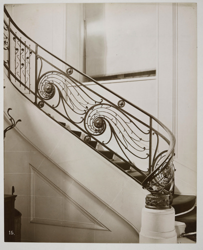 Chevojon - Paris, rampe d'un hôtel particulier