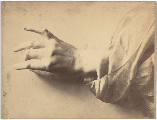 Etude de main en plâtre