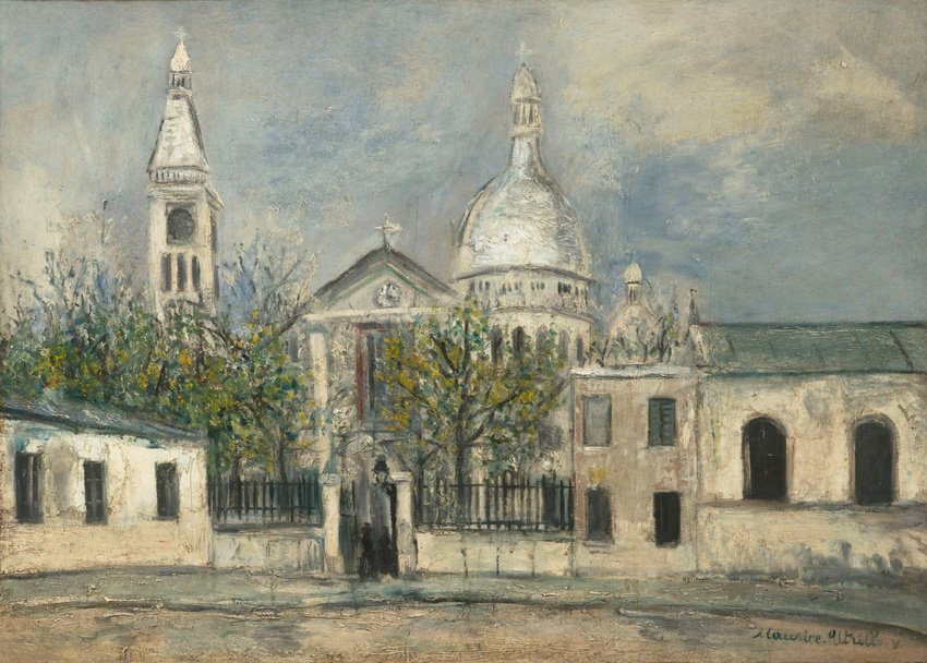 UTRILLO、L'EGLISE SAINTA-MARIE、海外版超希少レゾネ Eglise Saint-Pierre - Maurice Utrillo | Musée de l'Orangerie