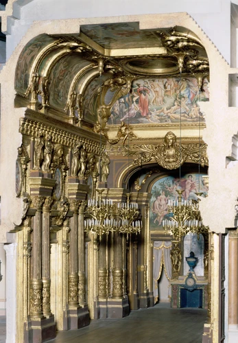 Charles Garnier - Opéra de Paris, maquette de la coupe longitudinale
