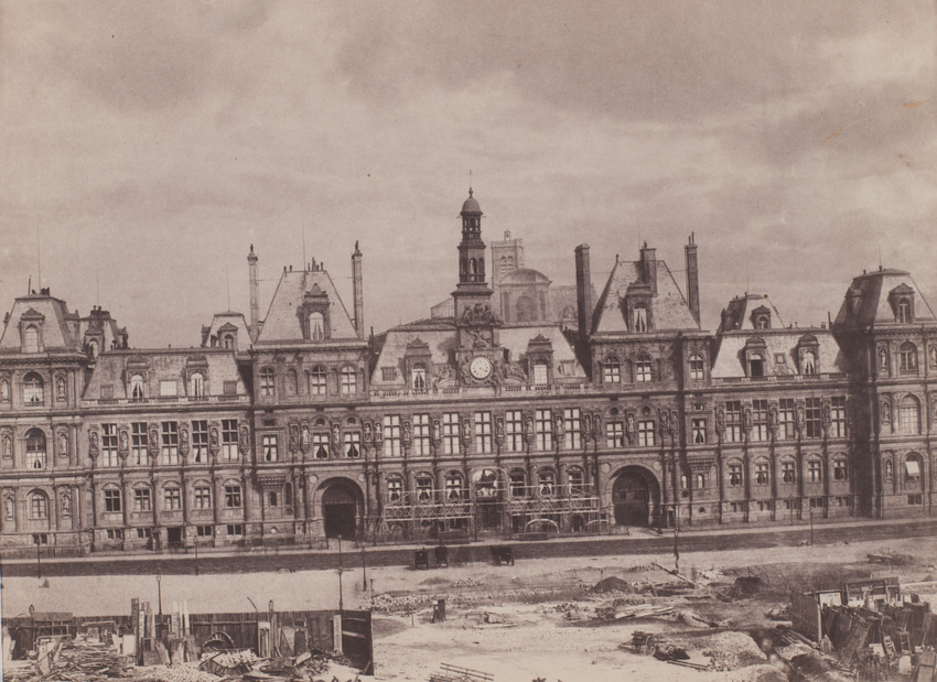 Charles Nègre - Facade de l'hôtel de ville de Paris