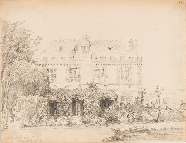Louis Boitte - Beuzeval, vue de maison