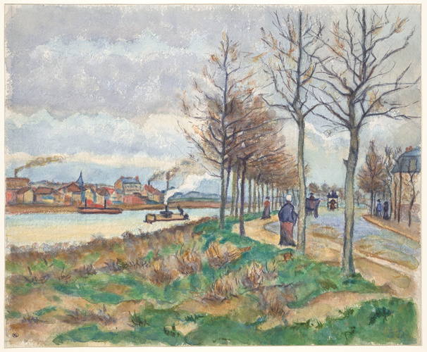 Blanche Derousse - Vue de la Seine à Bercy