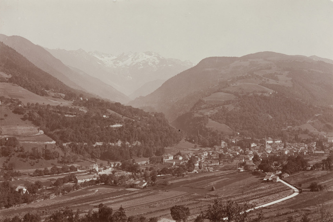 Victor de fils Buisson - Vue d'une vallée