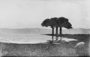 Alphonse Osbert - Le Soir sur le lac