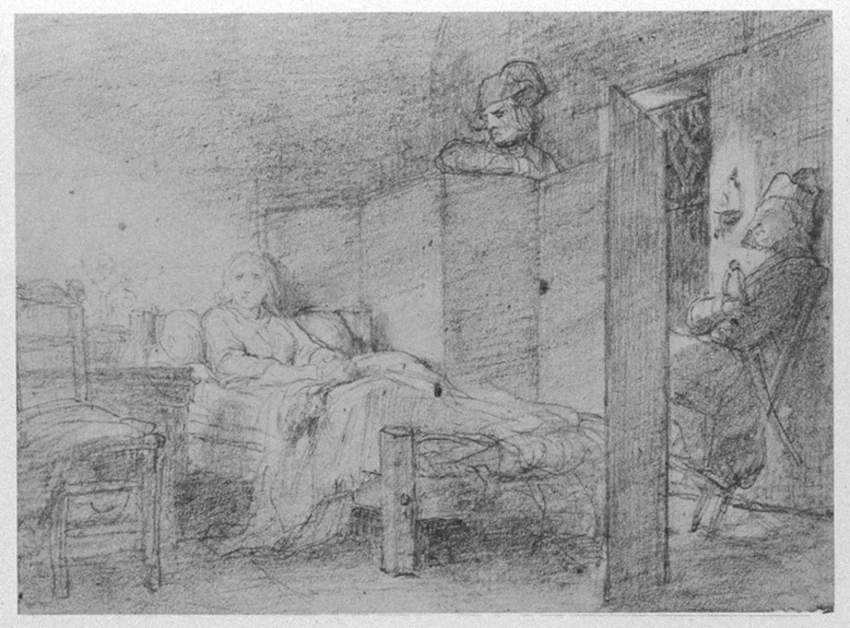 Robert Jefferson Bingham - "Marie-Antoinette à la Conciergerie", dessin de Paul ...