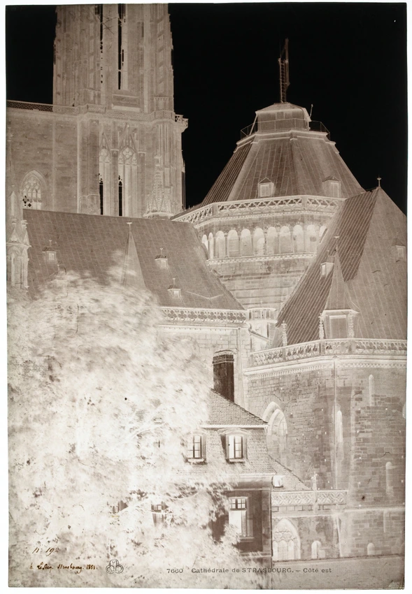 Henri Le Secq - Strasbourg (Bas-Rhin) - Côté est, cathédrale Notre-Dame