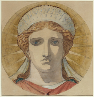 Charles Lameire - Comptoir d'Escompte, frise supérieure de la façade, Europa