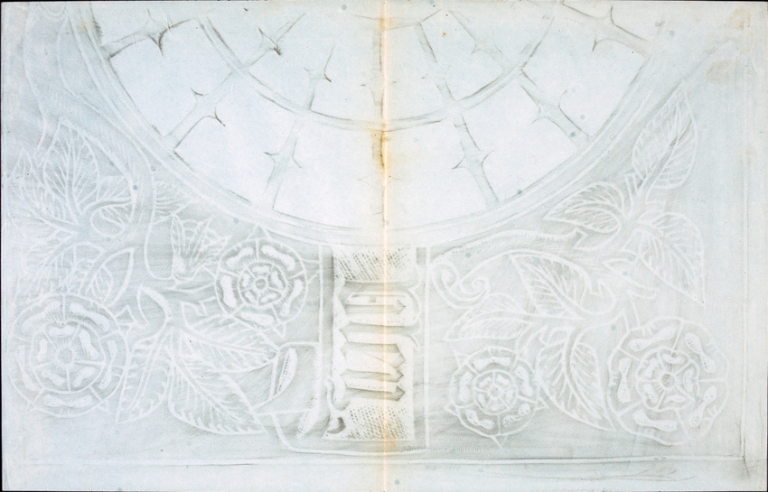 Victor Ruprich-Robert - King's college à Cambridge, estampage