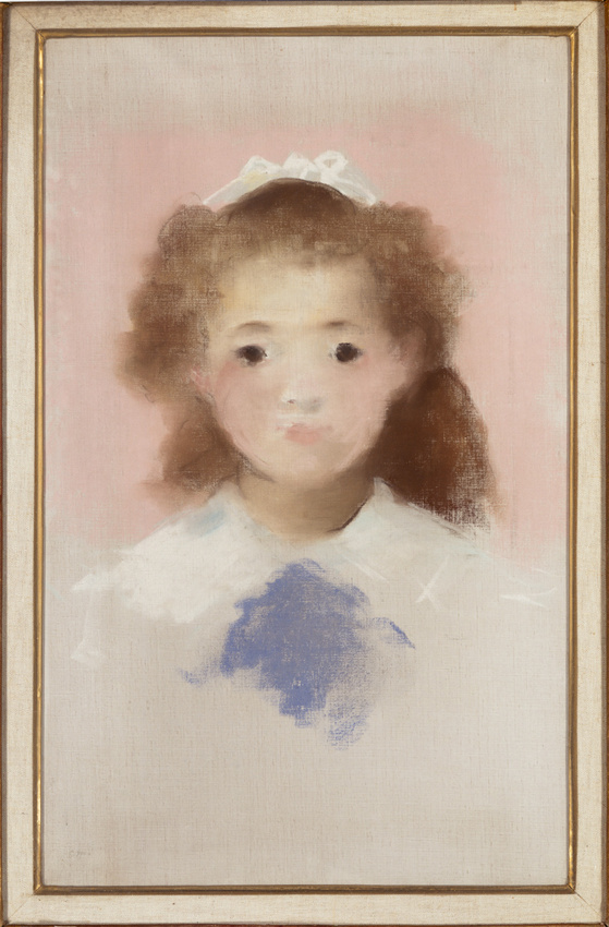 Edouard Manet - Portrait de Mademoiselle Hecht, de face