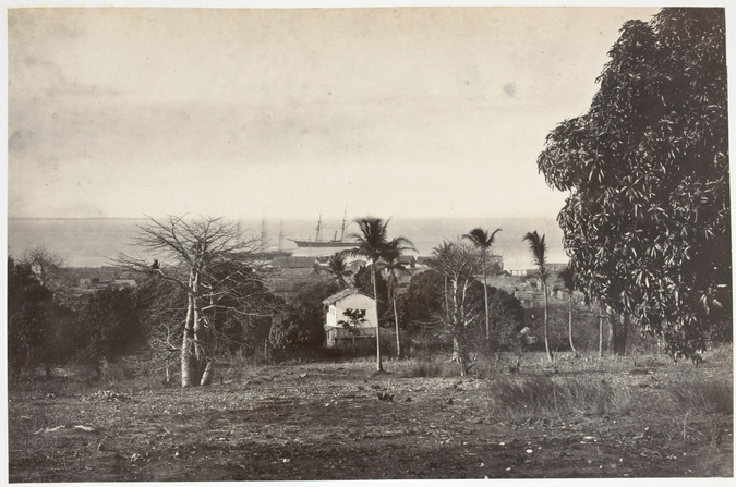 Désiré Charnay - Vue de Mazanga, baie de Bombetok