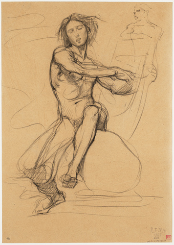 Elie Delaunay - Etude pour l'Apollon