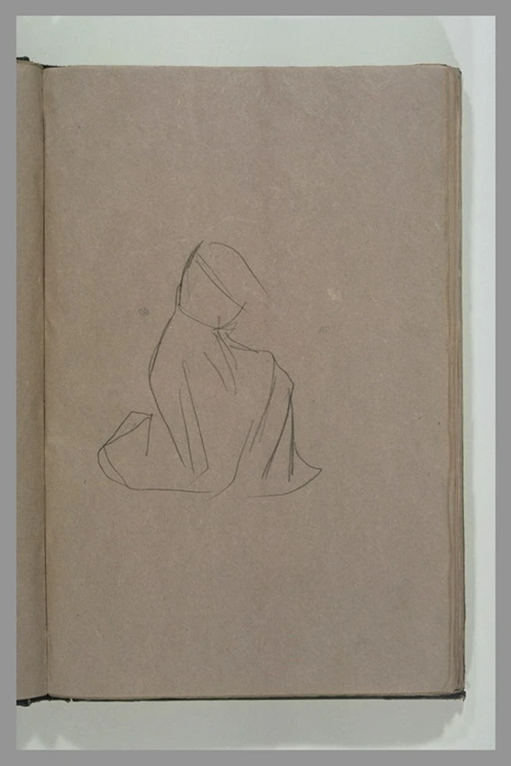 Femme assise dans un fauteuil - Centre Pompidou