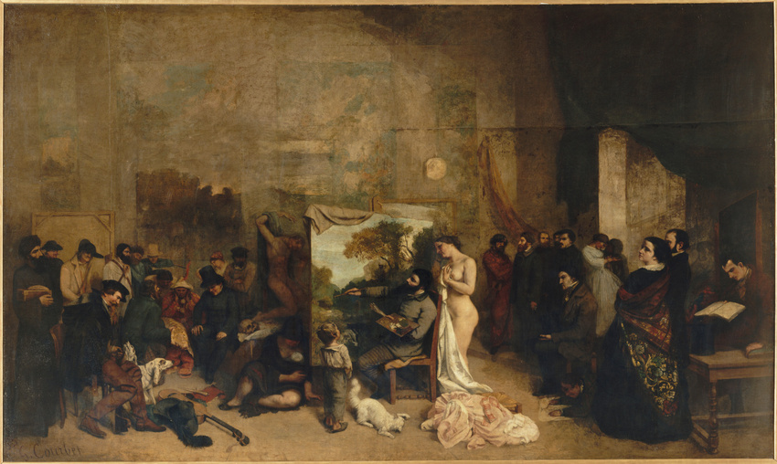 Gustave Courbet - L'Atelier du peintre