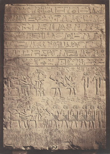 Théodule Devéria - Bas relief, XIIIe dynastie
